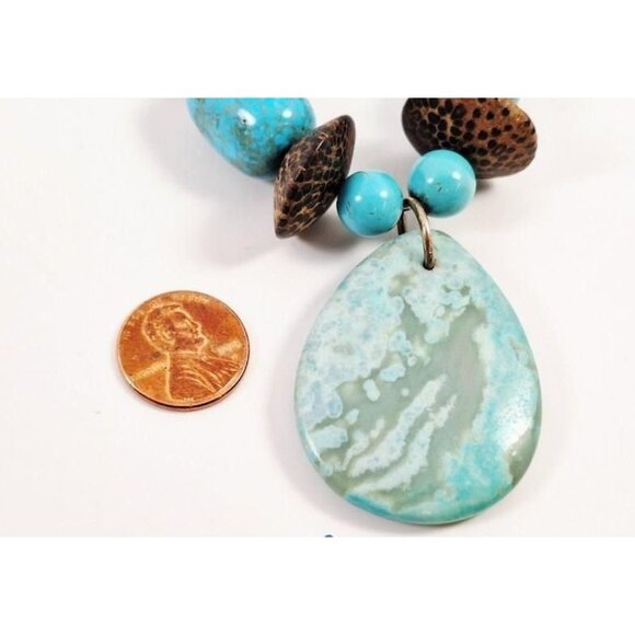 NAVAJO MASTER SILVERSMITH Tommy Jackson Earrings & Necklace Set | Rhodochrosite - Picture 3 of 8